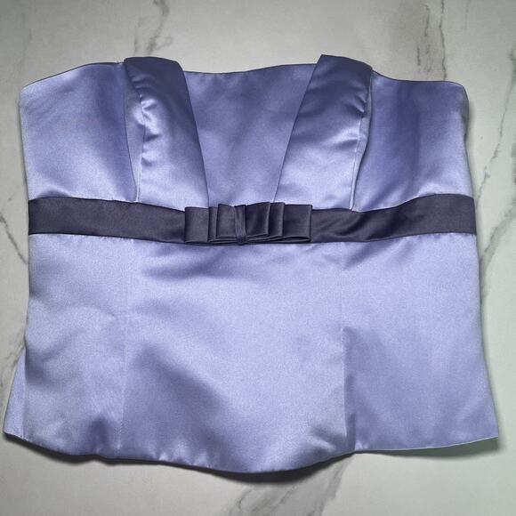 NWT Alfred Angelo 2 Piece Victorian Lilac Dress Strapless Top & Long Skirt Sz 12 - Picture 2 of 16